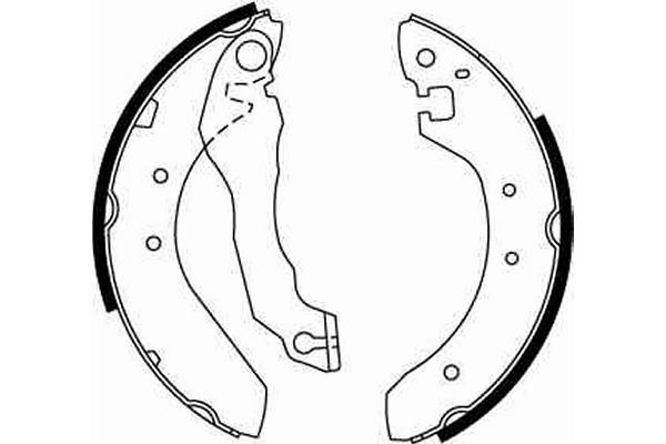 Stabdžių trinkelių komplektas TRW GS6176
