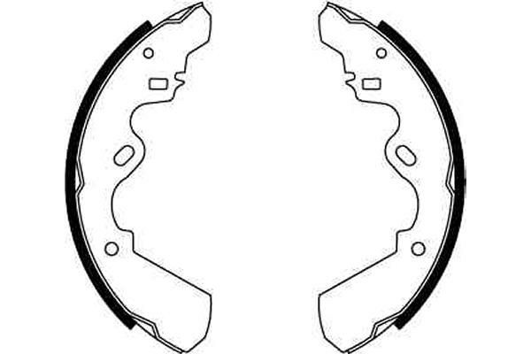 Stabdžių trinkelių komplektas TRW GS6204