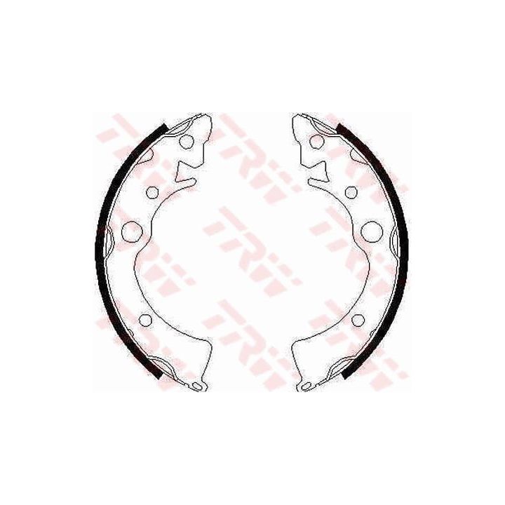 Stabdžių trinkelių komplektas TRW GS6210