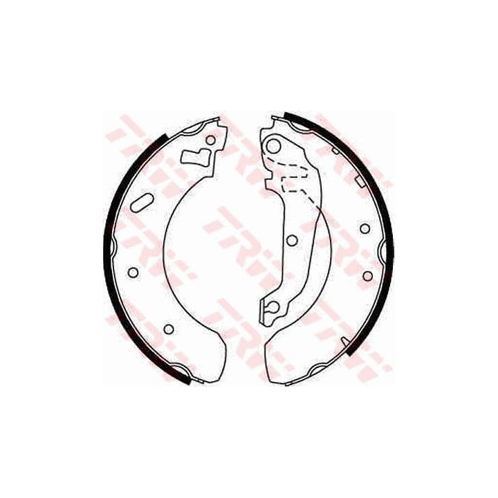 Stabdžių trinkelių komplektas TRW GS6215