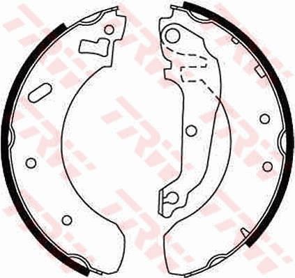 Stabdžių trinkelių komplektas TRW GS6215