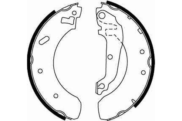 Stabdžių trinkelių komplektas TRW GS6215