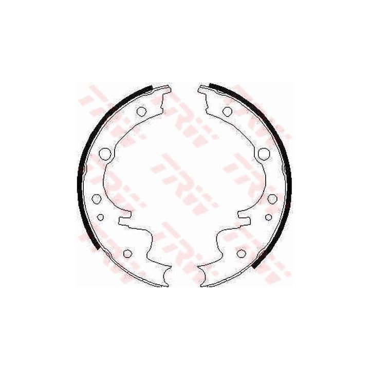 Stabdžių trinkelių komplektas TRW GS6220