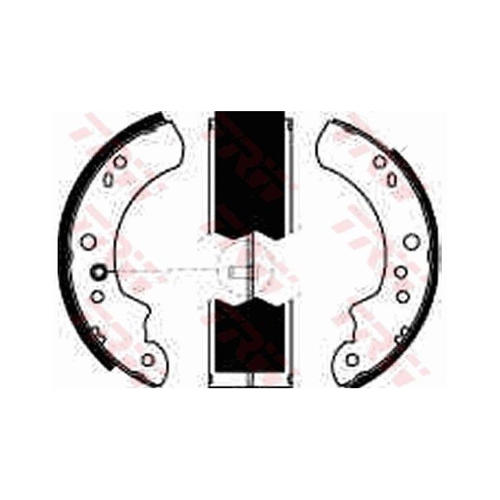 Stabdžių trinkelių komplektas TRW GS6223
