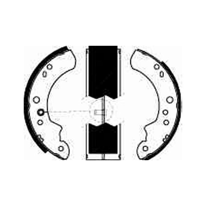 Stabdžių trinkelių komplektas TRW GS6223