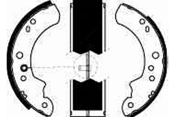 Stabdžių trinkelių komplektas TRW GS6223