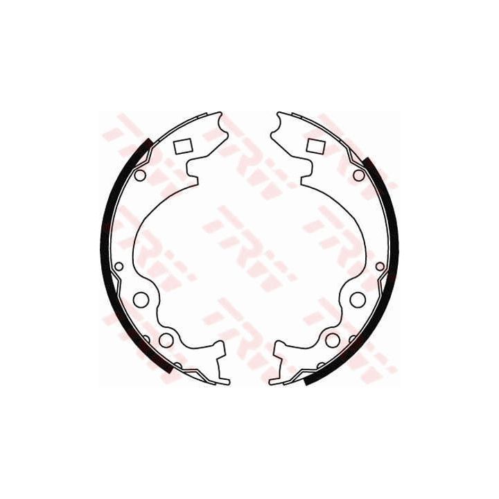 Stabdžių trinkelių komplektas TRW GS6243