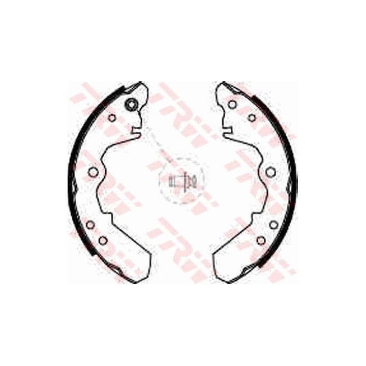 Stabdžių trinkelių komplektas TRW GS6245