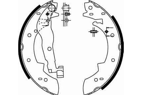 Stabdžių trinkelių komplektas TRW GS6251