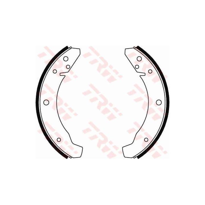 Stabdžių trinkelių komplektas TRW GS8025