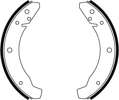 Stabdžių trinkelių komplektas TRW GS8025