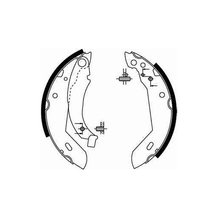 Stabdžių trinkelių komplektas TRW GS8158