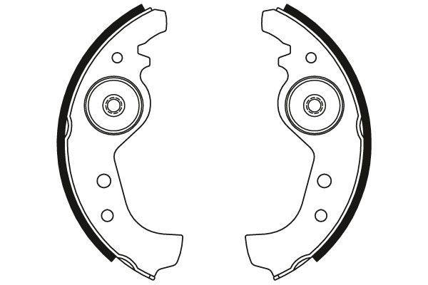 Stabdžių trinkelių komplektas TRW GS8160