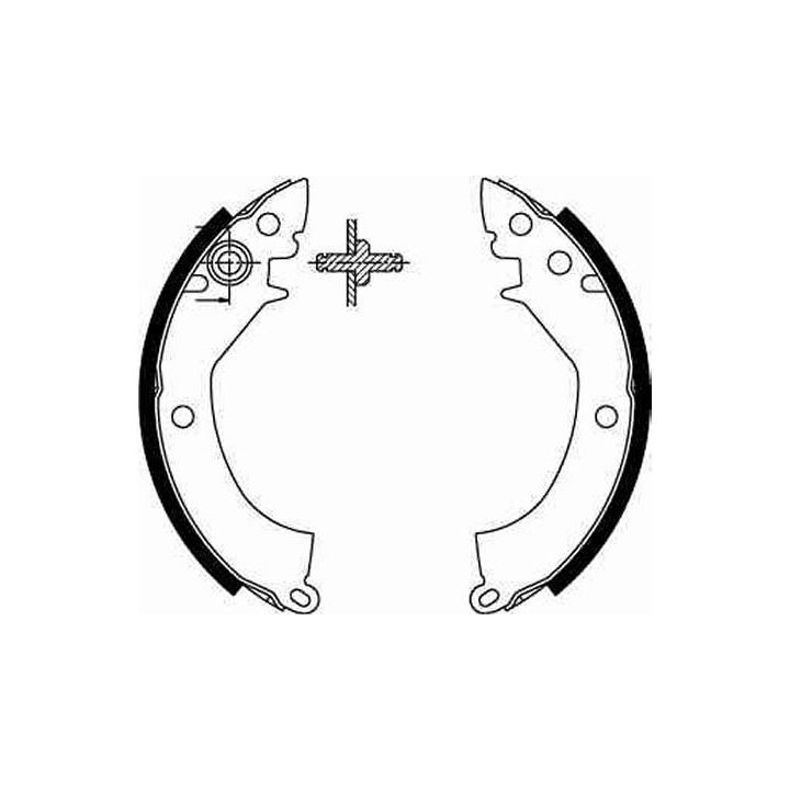 Stabdžių trinkelių komplektas TRW GS8178