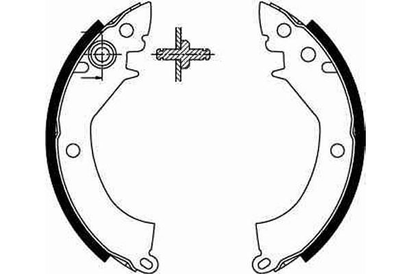 Stabdžių trinkelių komplektas TRW GS8178