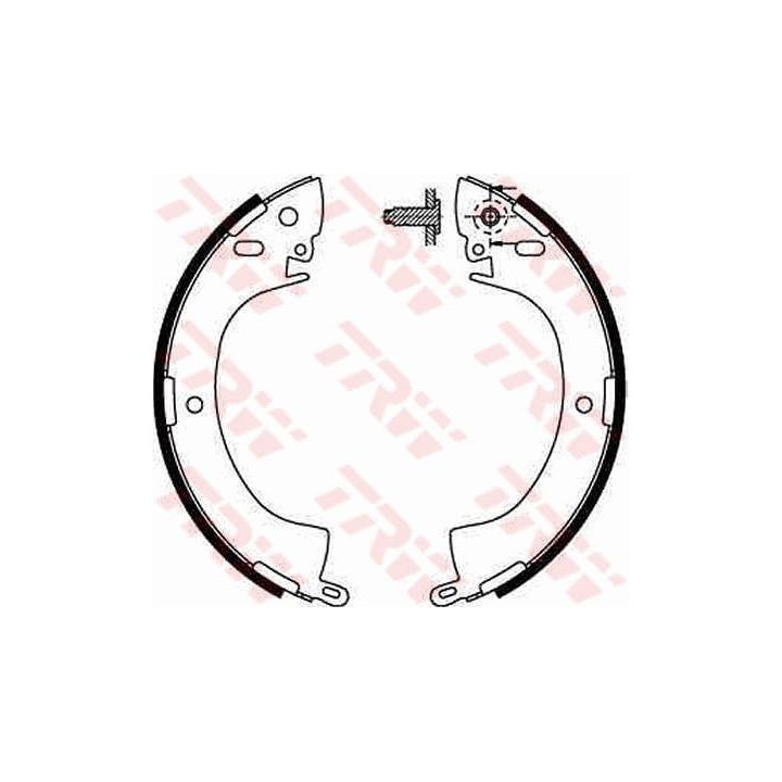Stabdžių trinkelių komplektas TRW GS8185