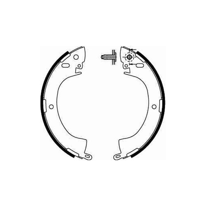 Stabdžių trinkelių komplektas TRW GS8185
