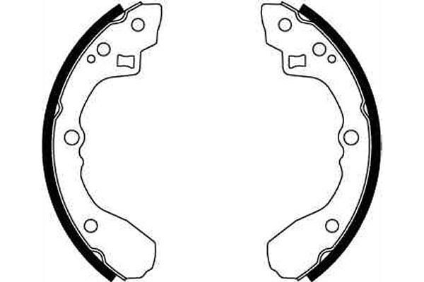 Stabdžių trinkelių komplektas TRW GS8205