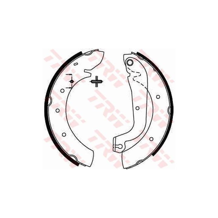 Stabdžių trinkelių komplektas TRW GS8207