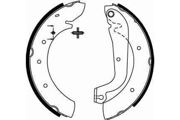 Stabdžių trinkelių komplektas TRW GS8207