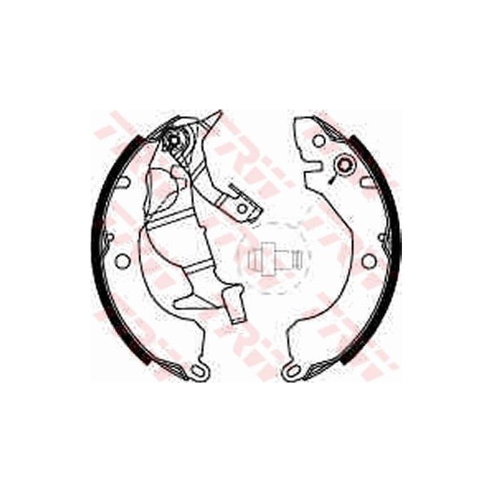 Stabdžių trinkelių komplektas TRW GS8225