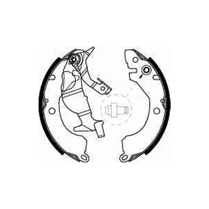 Stabdžių trinkelių komplektas TRW GS8225