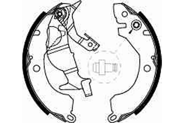 Stabdžių trinkelių komplektas TRW GS8225