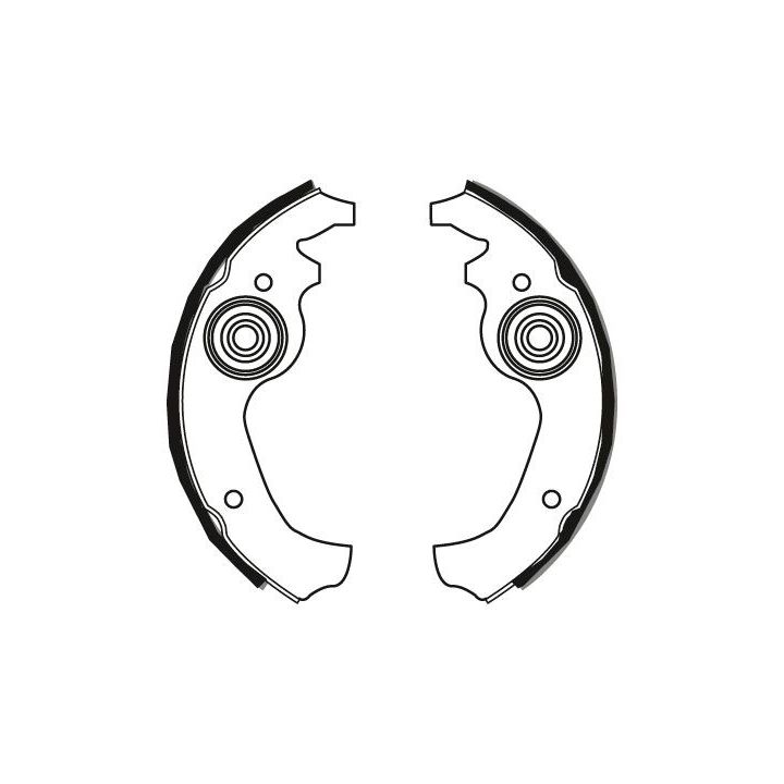 Stabdžių trinkelių komplektas TRW GS8233