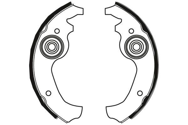 Stabdžių trinkelių komplektas TRW GS8233