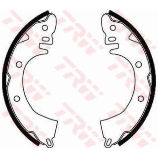 Stabdžių trinkelių komplektas TRW GS8249