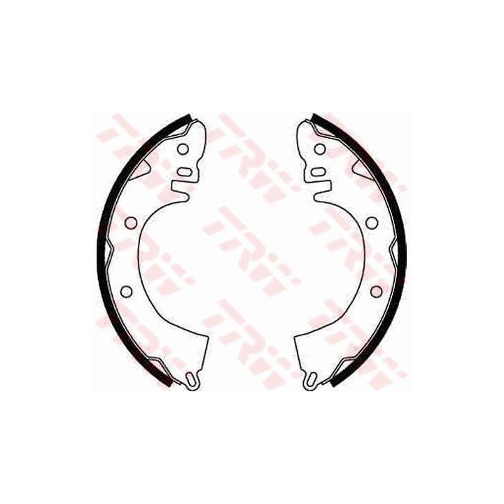 Stabdžių trinkelių komplektas TRW GS8249