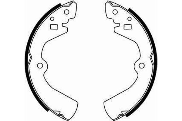 Stabdžių trinkelių komplektas TRW GS8308