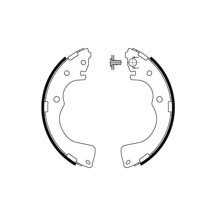 Stabdžių trinkelių komplektas TRW GS8435