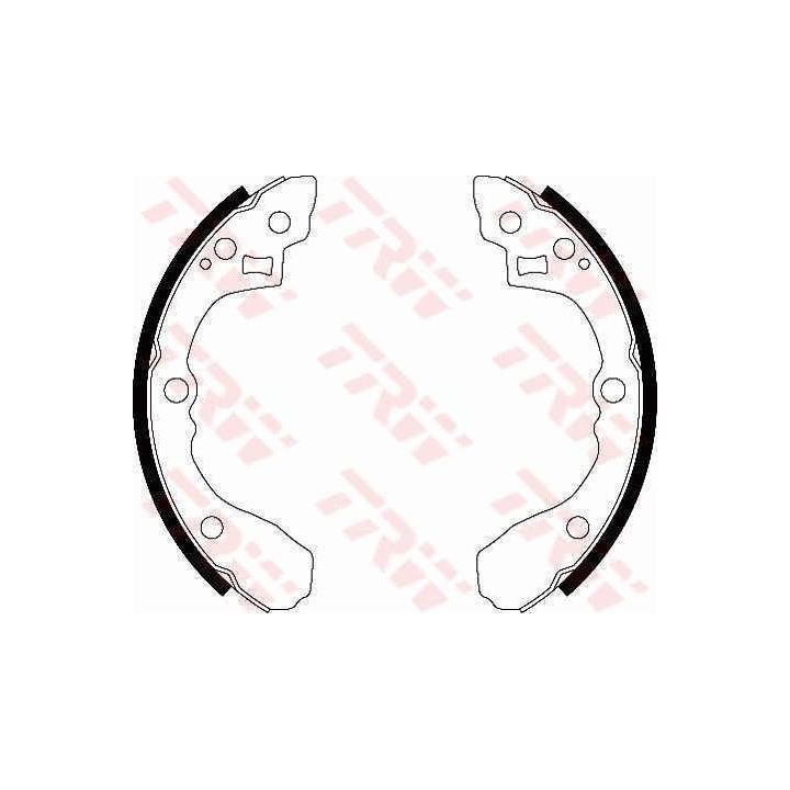 Stabdžių trinkelių komplektas TRW GS8439