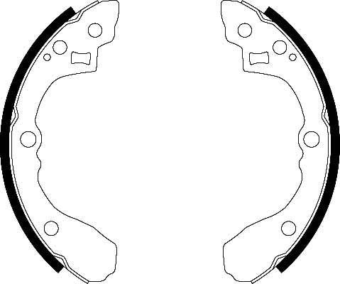 Stabdžių trinkelių komplektas TRW GS8439