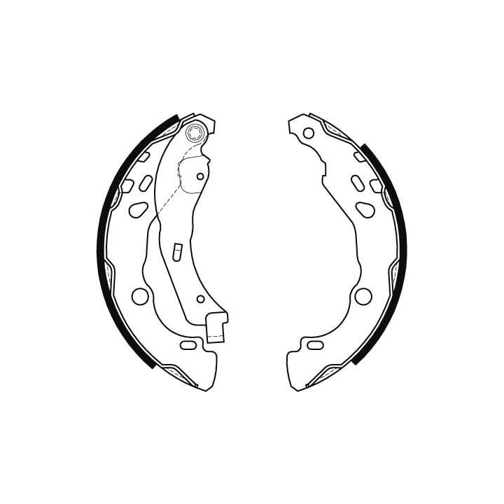 Stabdžių trinkelių komplektas TRW GS8455