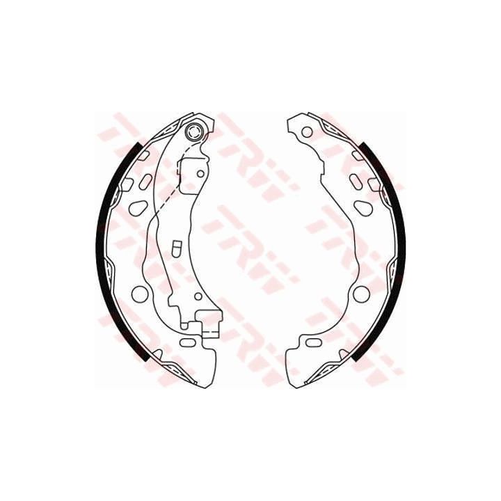 Stabdžių trinkelių komplektas TRW GS8474