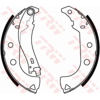 Stabdžių trinkelių komplektas TRW GS8484