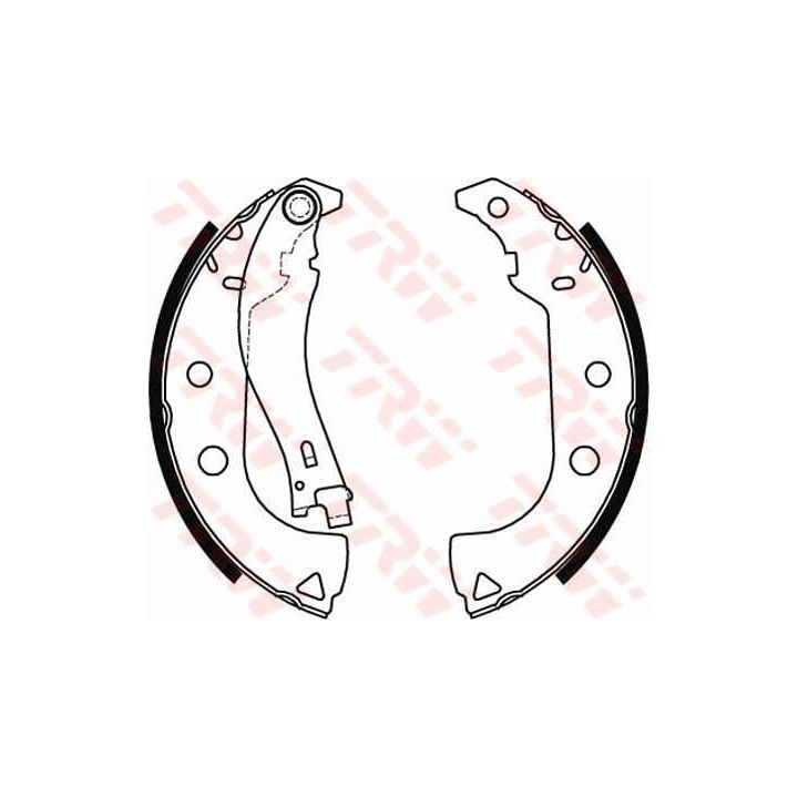 Stabdžių trinkelių komplektas TRW GS8484