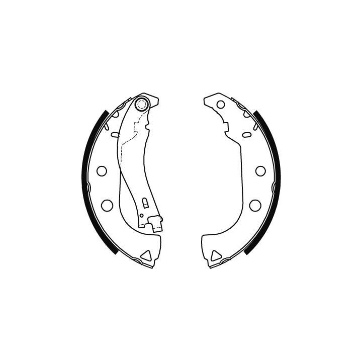 Stabdžių trinkelių komplektas TRW GS8484