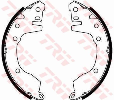 Stabdžių trinkelių komplektas TRW GS8517
