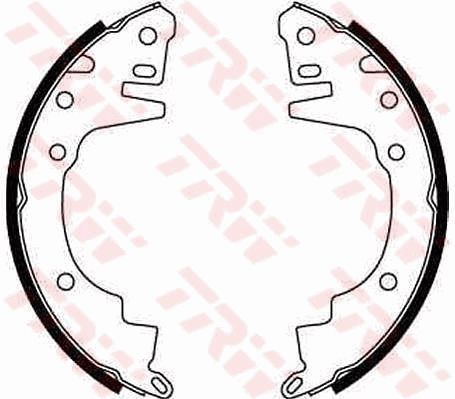 Stabdžių trinkelių komplektas TRW GS8518