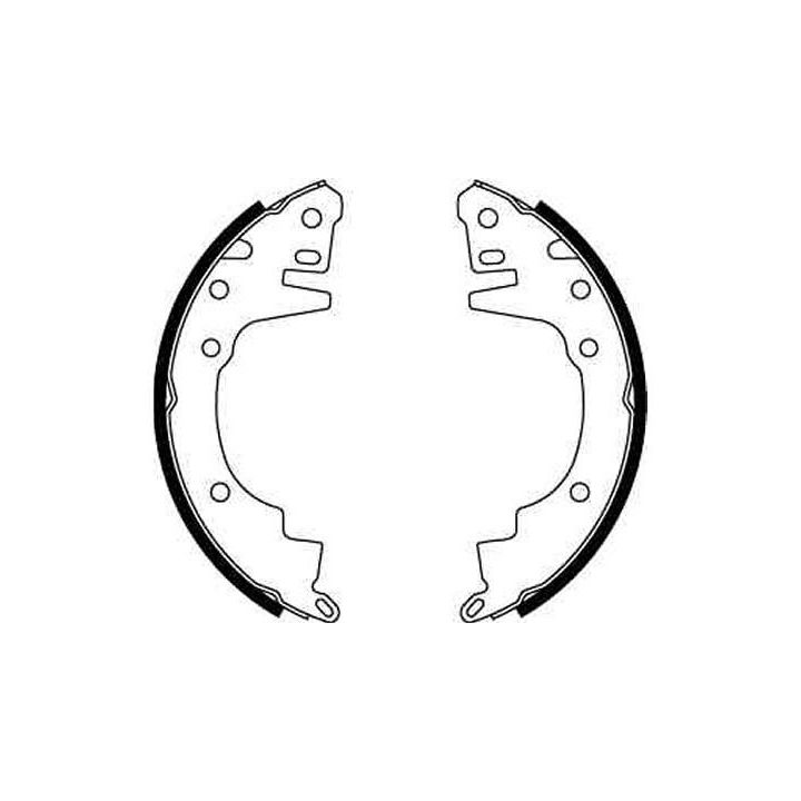 Stabdžių trinkelių komplektas TRW GS8518