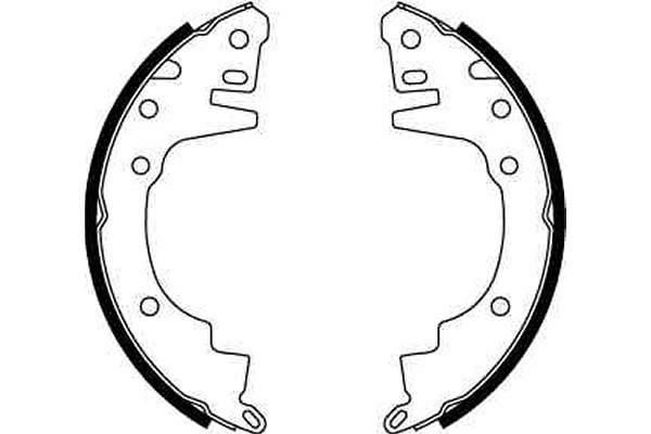 Stabdžių trinkelių komplektas TRW GS8518