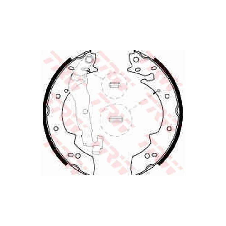 Stabdžių trinkelių komplektas TRW GS8524