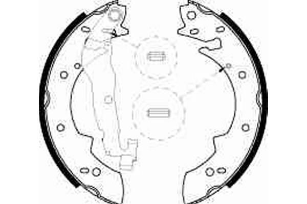 Stabdžių trinkelių komplektas TRW GS8524