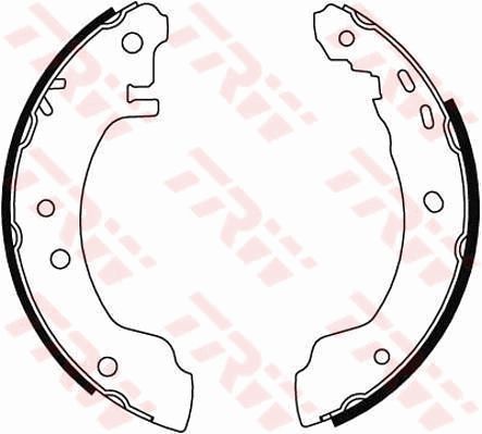 Stabdžių trinkelių komplektas TRW GS8529