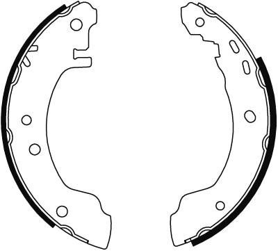 Stabdžių trinkelių komplektas TRW GS8529