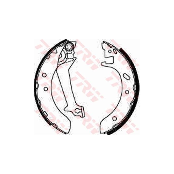 Stabdžių trinkelių komplektas TRW GS8537