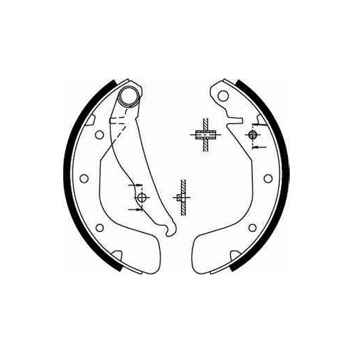 Stabdžių trinkelių komplektas TRW GS8543